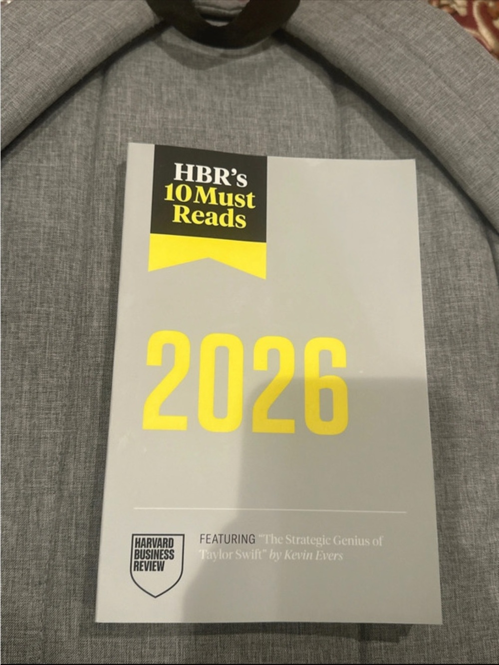 HBR's 10 Must Reads 2026 Paperback - Yellow & Gray Cover